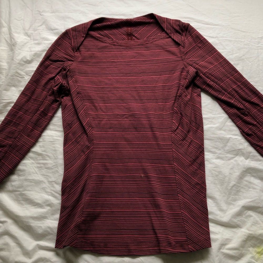 Striped Lululemon Long Sleeve